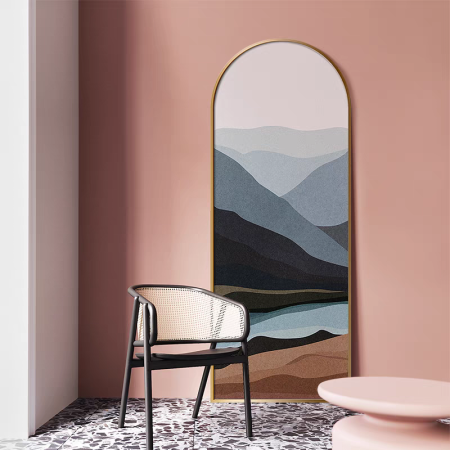 THE VIEW MINIMAL PRINTING ON CANVAS