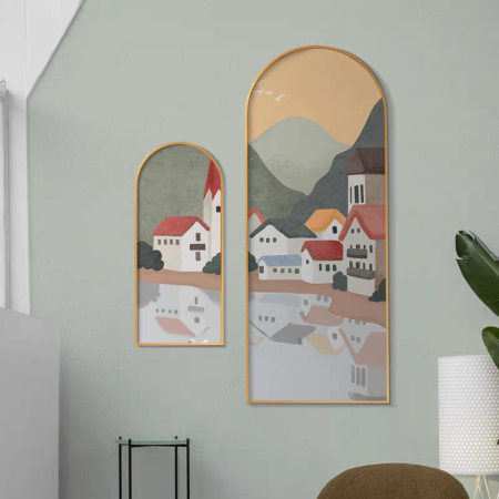 PRINTING CANVAS IN GOLD FRAME