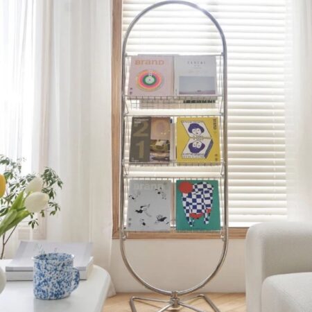STAINLESS BOOK SHELF