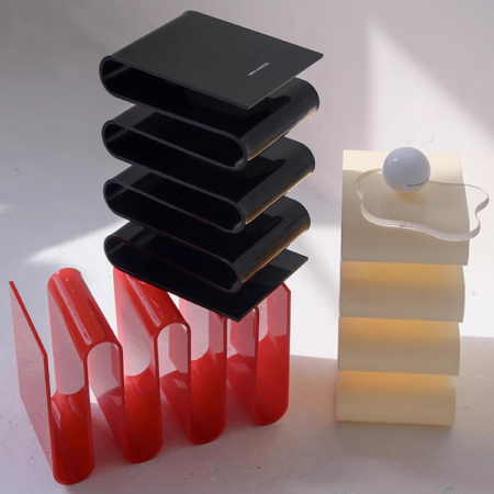 WW ACRYLIC BOOK SHELF